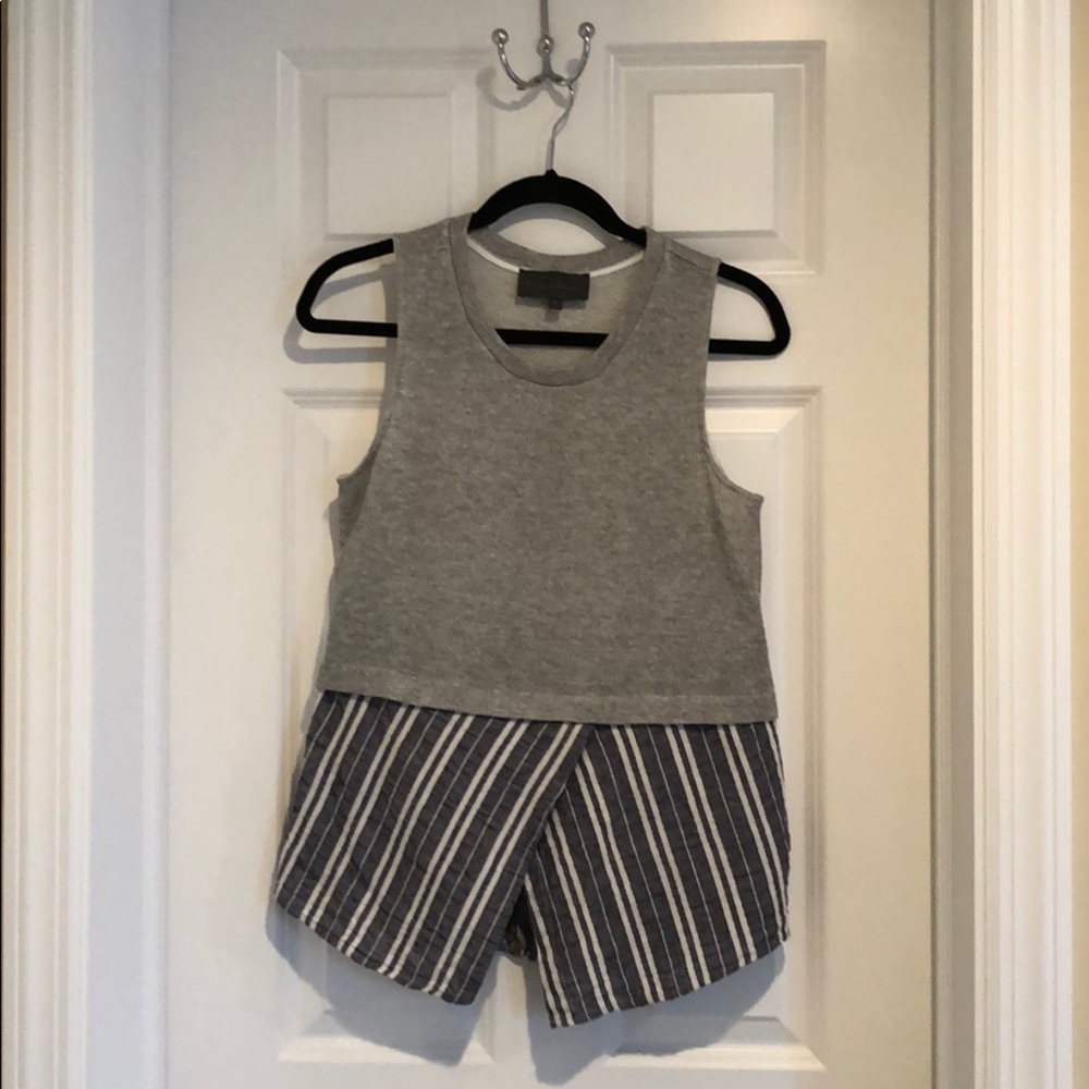 🔻Anthro Sunday in Brooklyn Knit/Cotton Tank Sz M